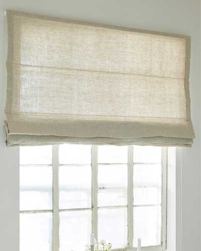 Leinenrollo mIra von Charme de Provence in offwhite